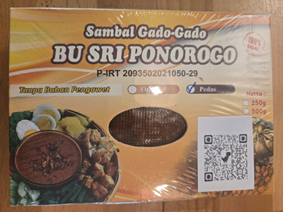 SAMBAL GADO GADO PEDAS
